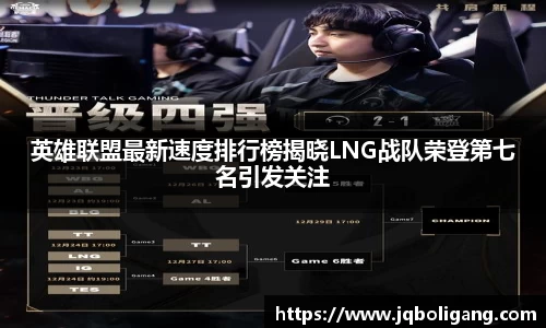 英雄联盟最新速度排行榜揭晓LNG战队荣登第七名引发关注